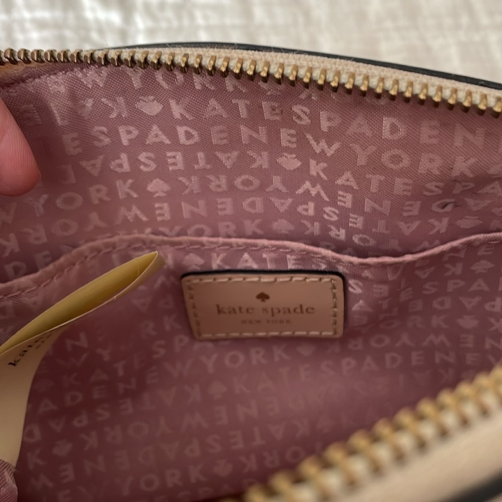 KATE SPADE New York Grove Street Millie Ikat Crossbody Bag in Cream / Cardamom - Picture 11 of 15